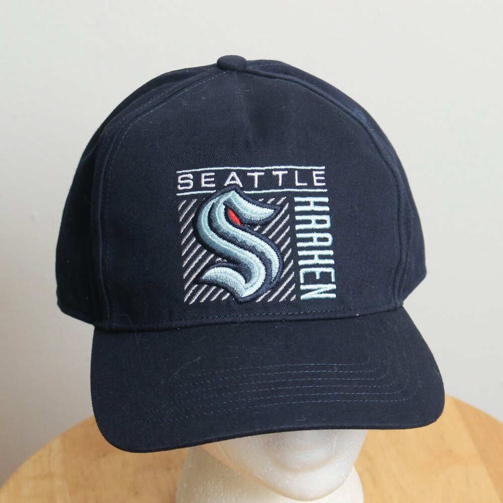 Seattle Kraken Hat Mens OS Blue NHL Hockey Snapback